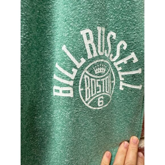 Roots of Fight Bill Russell Boston Celtic #6 Green Sweatpants XXL 2XL - Picture 4 of 7